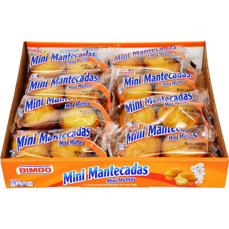 Bimbo Mini Mantecadas Mini Muffins (8 Twin Packs, 17.68 OZ)