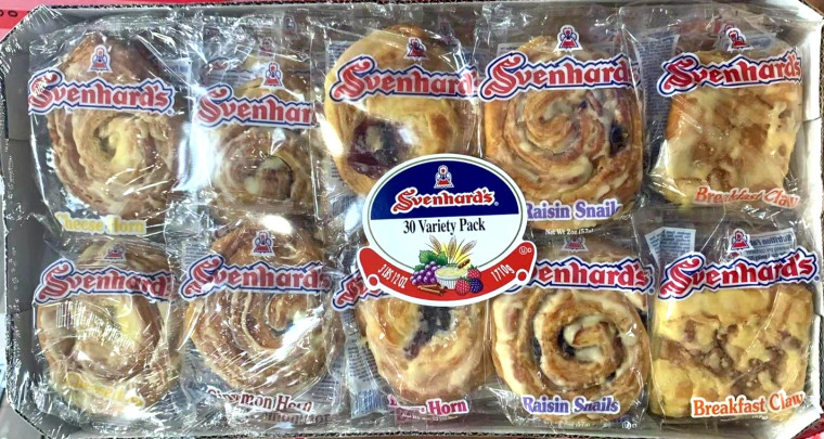 Svenhard's Swedish Bakery Variety Pack 30 ct 60 oz