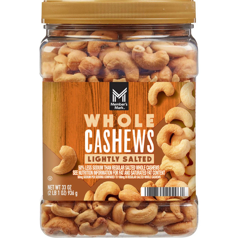 Member's Mark Lightly Salted Whole Cashews 33 OZ