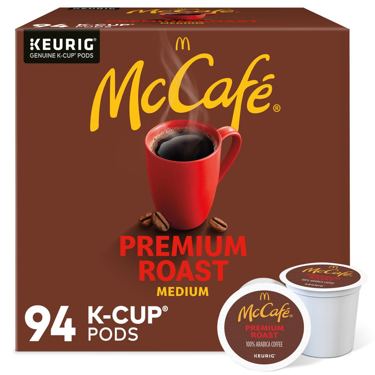 McCafe Premium Medium Roast K-Cup Coffee Pods, 94 CT