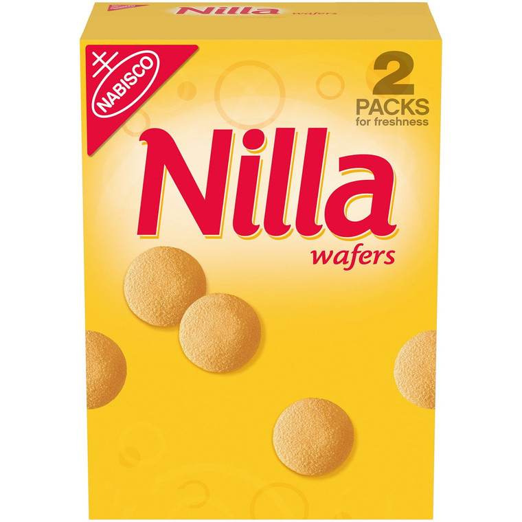 Nilla Wafers Vanilla Wafer Cookies, 2 Packs, 15 OZ