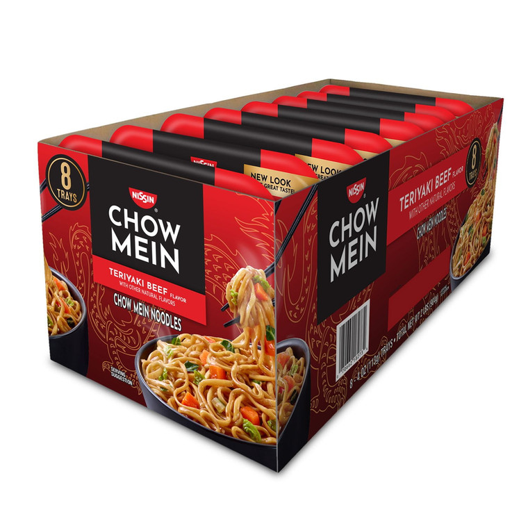 Nissin Chow Mein Club Pack, 4 OZ, 8 Packs