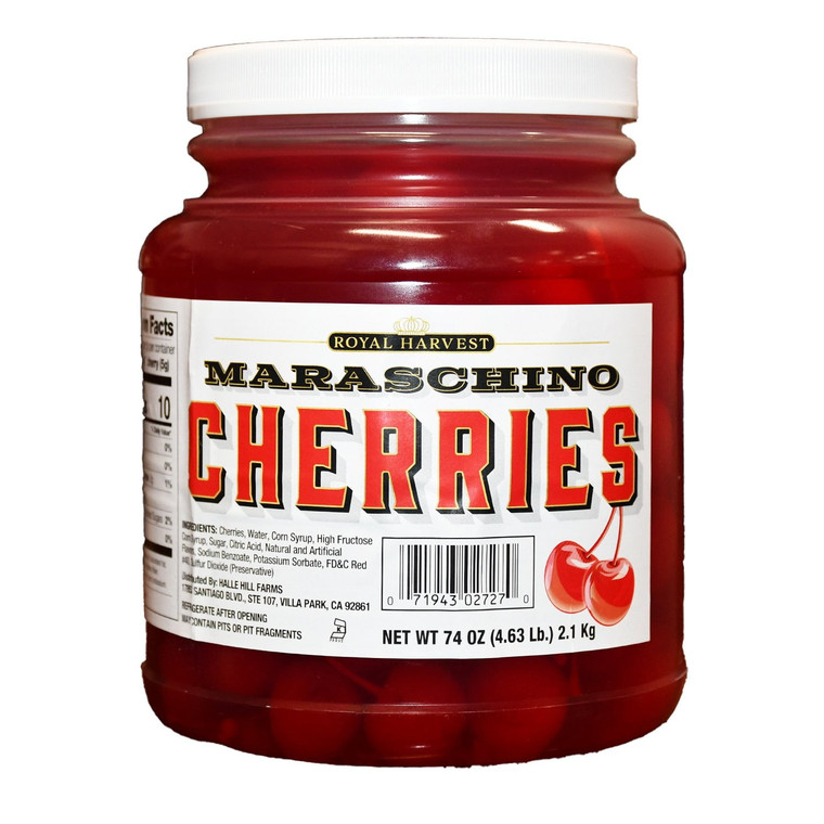 Royal Harvest Maraschino Cherries, 74 OZ