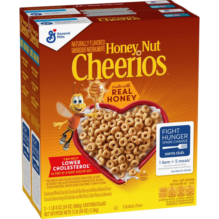 Honey Nut Cheerios Cereal, 48 OZ