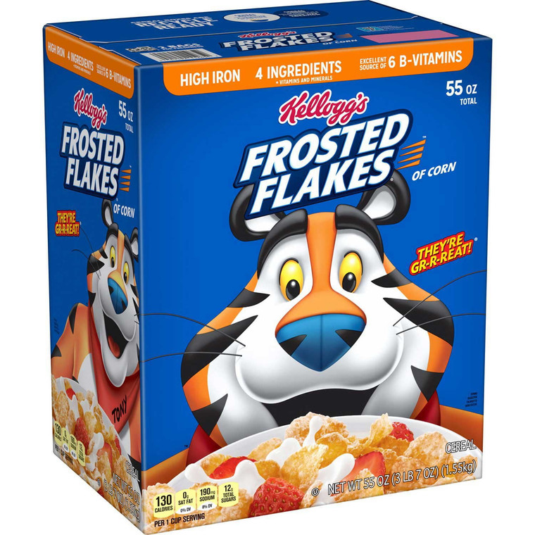 Frosted Flakes Cereal, 55 OZ