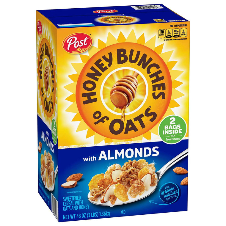Honey Bunches of Oats with Crispy Almonds, 48 OZ