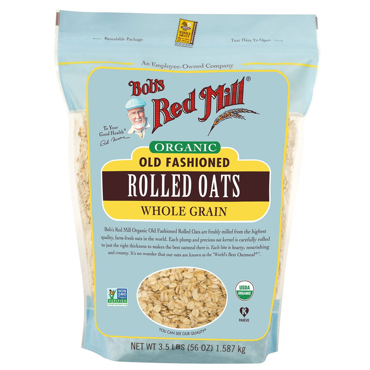 Bob's Red Mill Organic Old Fashioned Rolled Oats, 56 OZ