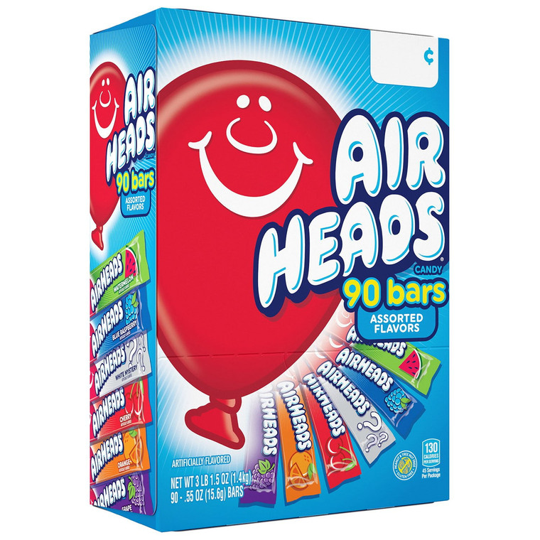 AirHeads Variety Pack, 0.55 OZ, 90 Packs