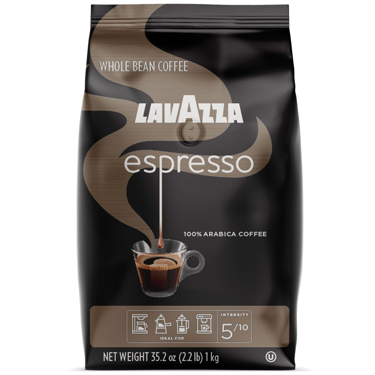 Lavazza Espresso Italiano Whole Bean Coffee, Medium Roast, 2.2 lbs