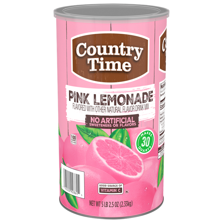 Country Time Drink Mix, Pink Lemonade, 82.5 fl oz