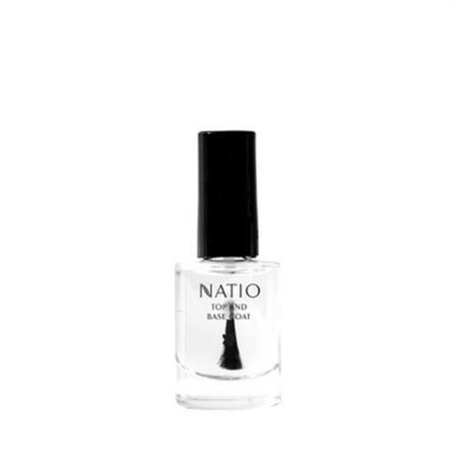 Natio Nail Colour Top & Base Coat 10ml