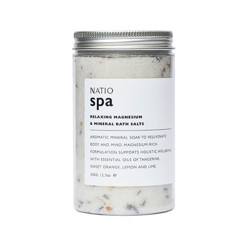 Natio Spa Relaxing Magnesium & Mineral Bath Salts 350g