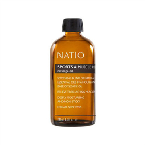 Natio Massage Oil Sports & Muscle Recovery 200ml