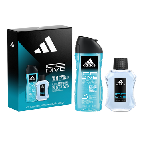 Adidas Ice Dive EDT 50ml  2pc Gift Set