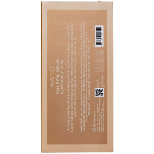 Natio Golden Hour Eyeshadow Book 11.4g