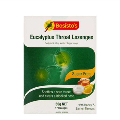 Bosisto's Eucalyptus Throat Lozenges 17s