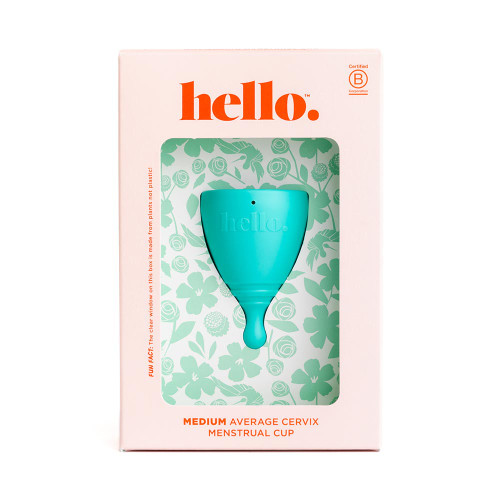 Hello. Average Cervix Cup Medium Blue