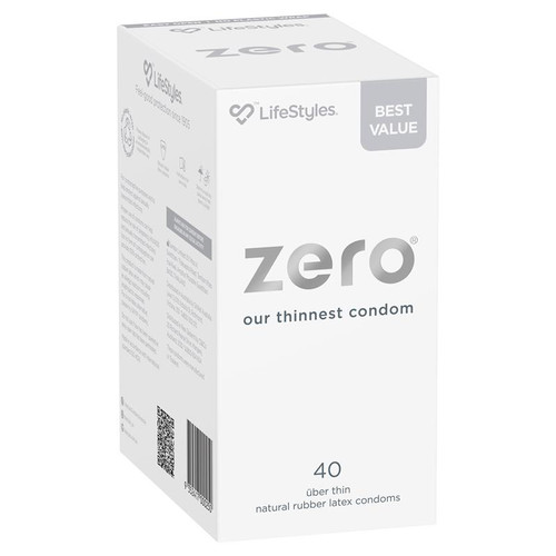 LifeStyles Zero Condoms 40 Pack