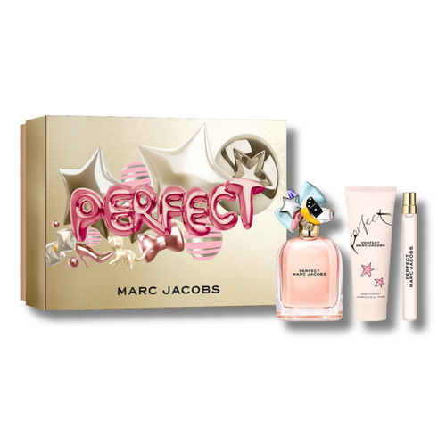 Marc Jacobs Perfect 100ml EDP Gift Set (EDP 100ml, Lotion 75ml, Pen Spray 10ml)