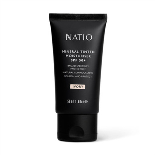 Natio  Tint Moisturiser SPF50+ Ivory 50g