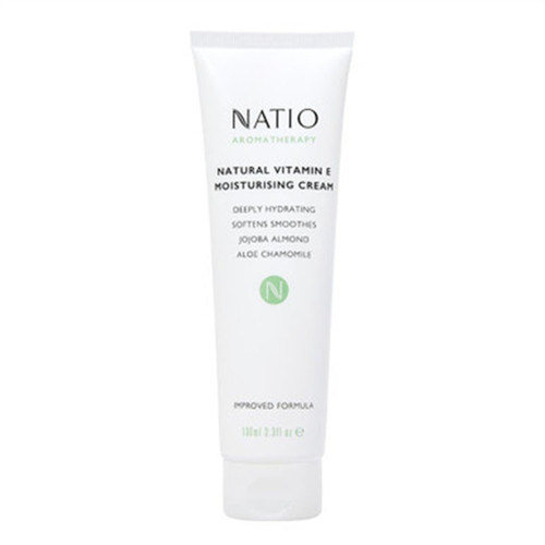 Natio Aromatherapy Natural Vitamin E Moisturising Cream 100ml