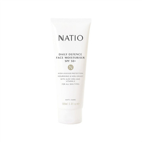 Natio Daily Defence Face Moisturiser SPF 50+ 100ml