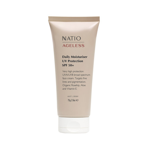 Natio Daily Moisturiser UV Protection SPF 50+ 75g