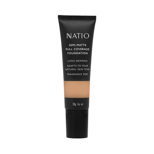 Natio Full Coverage  Semi Matte Foundation 30g - Golden