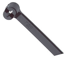 T&B CABLE TIE, MTL CLIP, BLK (TY526MX)