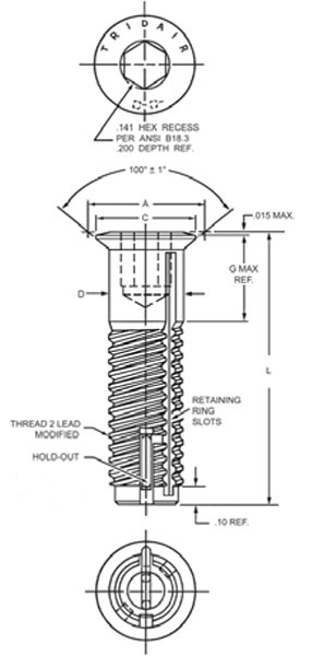 SCREW (CA21037-6-2HS)