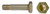 BOLT DRILLED (NAS6204-8D)