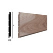 Natural Unfinished Hickory Shiplap 4'