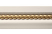 Primed Poplar 1328 Chair Rail Gold Insert 7'8"