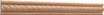 White Hardwood 1831 Hobby Trim 7'8"
