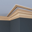 White Hardwood 311 Hobby Trim 7'8"