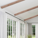 5X3 Unfinished Rustic Ash Slat Beam 92"