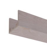 5X5 Unfinished Natural Soft Maple Beam 92"