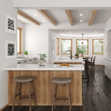 5X3 Unfinished Rustic White Oak Beam 92"