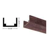 5X3 Unfinished Natural Walnut Beam 92"