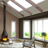 5X5 Unfinished Natural Ambrosia Maple 1544 Beam 92"