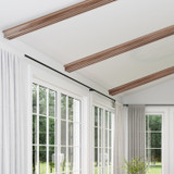 5X3 Unfinished Natural Hickory Slat Beam 92"