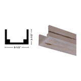 5X3 Unfinished Rustic Soft Maple Beam 92"