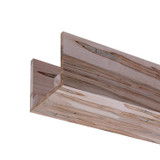 5X5 Unfinished Rustic Ambrosia Maple Beam 92"