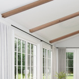 5X3 Unfinished Rustic White Oak Slat Beam 92"