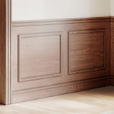 Unfinished Red Oak 1302 Chair Rail 7'8"