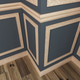 Unfinished Poplar 425 Hobby Trim 4'