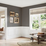 Unfinished Poplar 1264 Chair Rail 7'8"