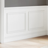 Unfinished Poplar 1264 Chair Rail 7'8"