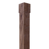 Unfinished Rustic Walnut Column Wrap 8'7"