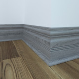 Gray Stained 10059 Quarter Round 7'8"